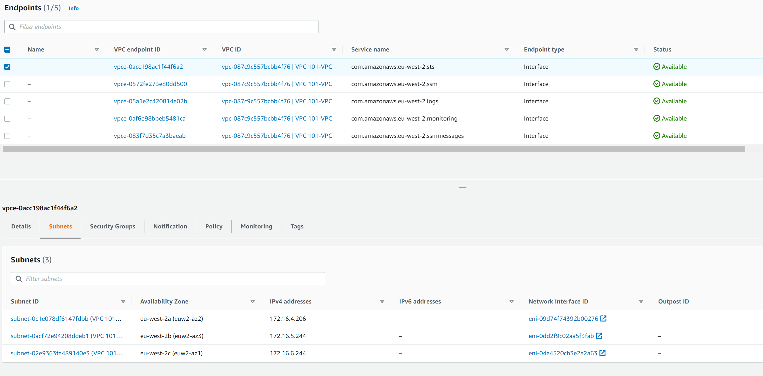 VPC Endpoint Diagram